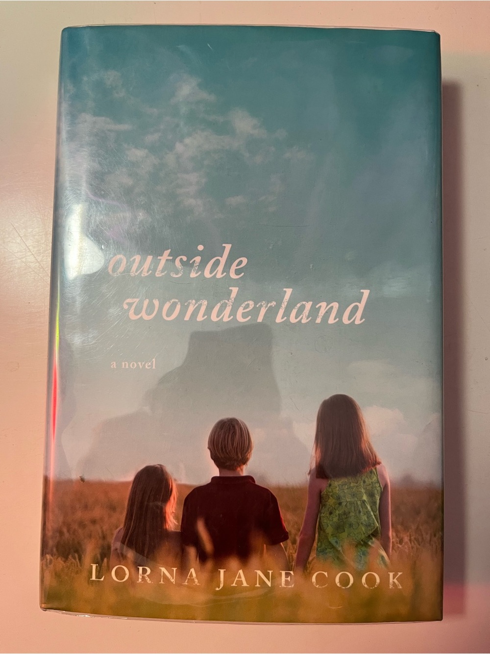 Outside Wonderland by Lorna Jane Cook - Pastel Blue & Pink Cover